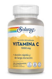 Solaray Vitamina C 1000 mg Acción Retardada 100 Comprimidos
