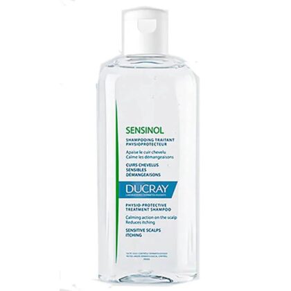 Ducray Sensinol Champú Tratante Fisioprotector 200 ml - Cuero Cabelludo Sensible y Picor