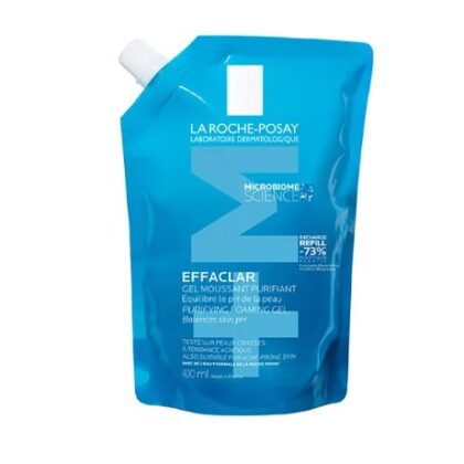 La Roche-Posay Effaclar Gel Purificante +M Eco Refill 400 ml — Recambio Ecológico Piel Grasa