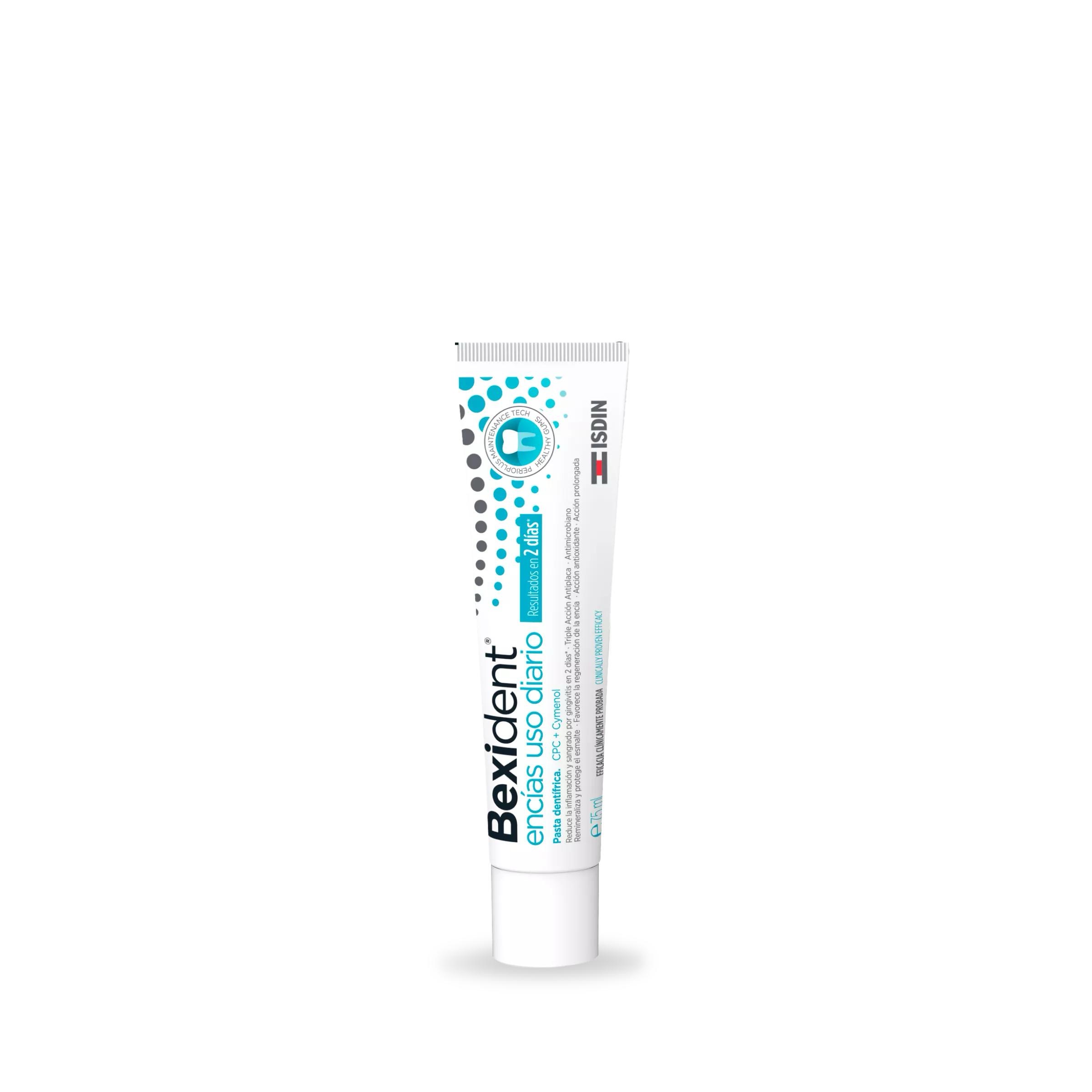 ISDIN Bexident Encías Uso Diario Pasta Dentífrica Formato Viaje 75 ml – Prevención Sangrado e Inflamación
