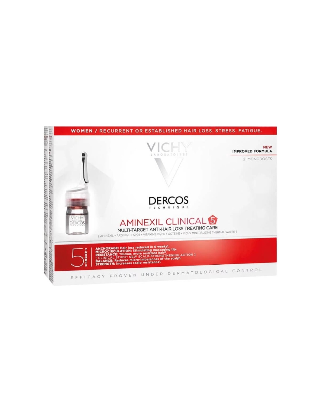 Vichy Dercos Aminexil Clinical 5 Mujer