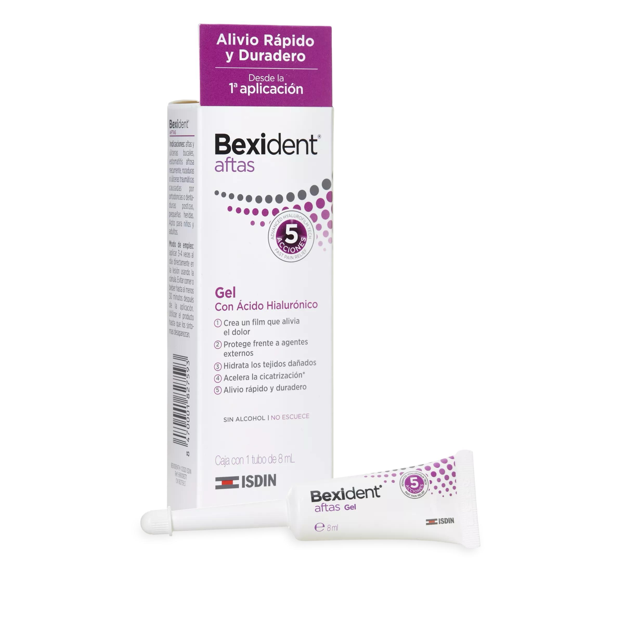 ISDIN Bexident Aftas Gel Bucal Con Ácido Hialurónico 8 ml