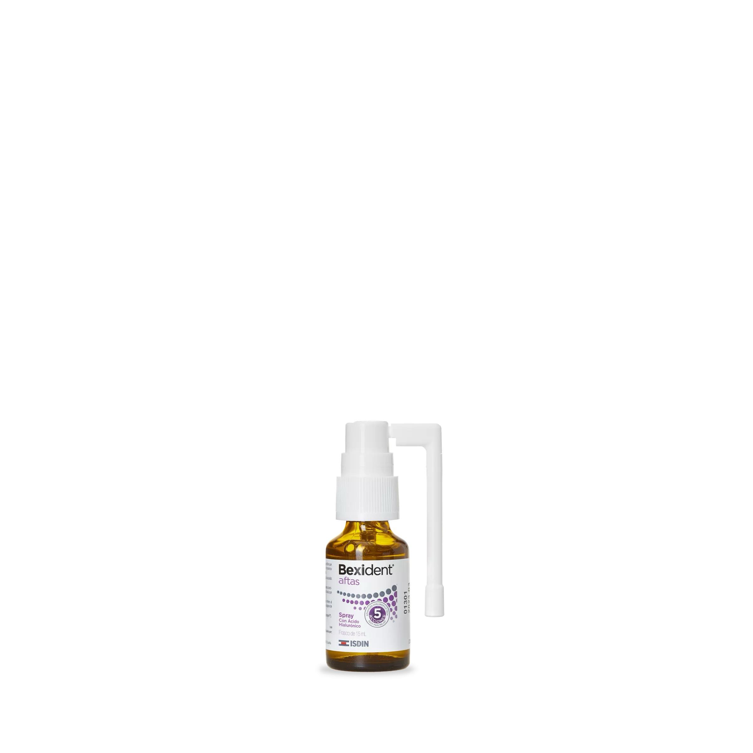 ISDIN Bexident Aftas Spray Bucal Con Ácido Hialurónico 15 ml