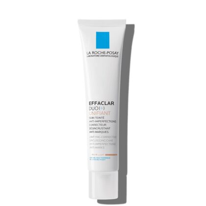 La Roche-Posay Effaclar Duo (+) M Unifiant Tono Light 40 ml — Tratamiento Corrector Anti-Marcas con Color
