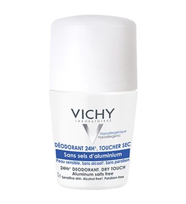 Vichy Desodorante 24h Sin Sales de Aluminio Roll-On Toucher Sec 50 ml