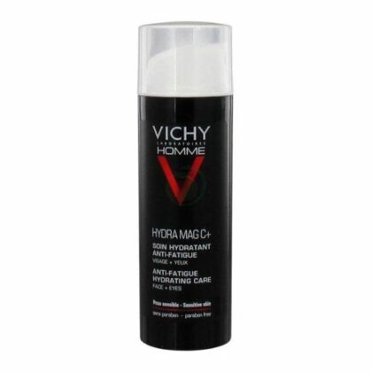 Vichy Homme Hydra Mag C+ Tratamiento Hidratante Anti-Fatiga Rostro + Ojos 50 ml