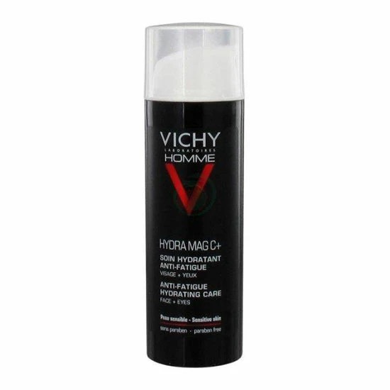 Vichy Homme Hydra Mag C+ Tratamiento Hidratante Anti-Fatiga Rostro + Ojos 50 ml