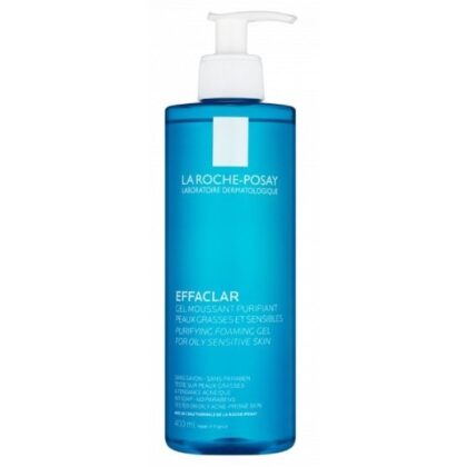 La Roche-Posay Effaclar Gel Purificante 400 ml +M — Gel Limpiador Facial Piel Grasa Formato Dosificador