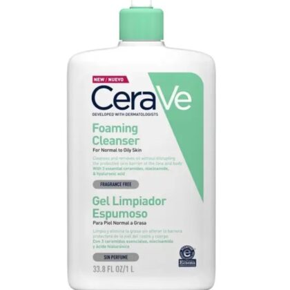 CeraVe Gel Limpiador Espumoso Familiar 1 L