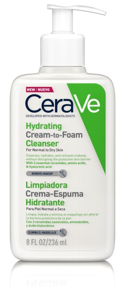 CeraVe Limpiadora Crema-Espuma Hidratante 236 ml
