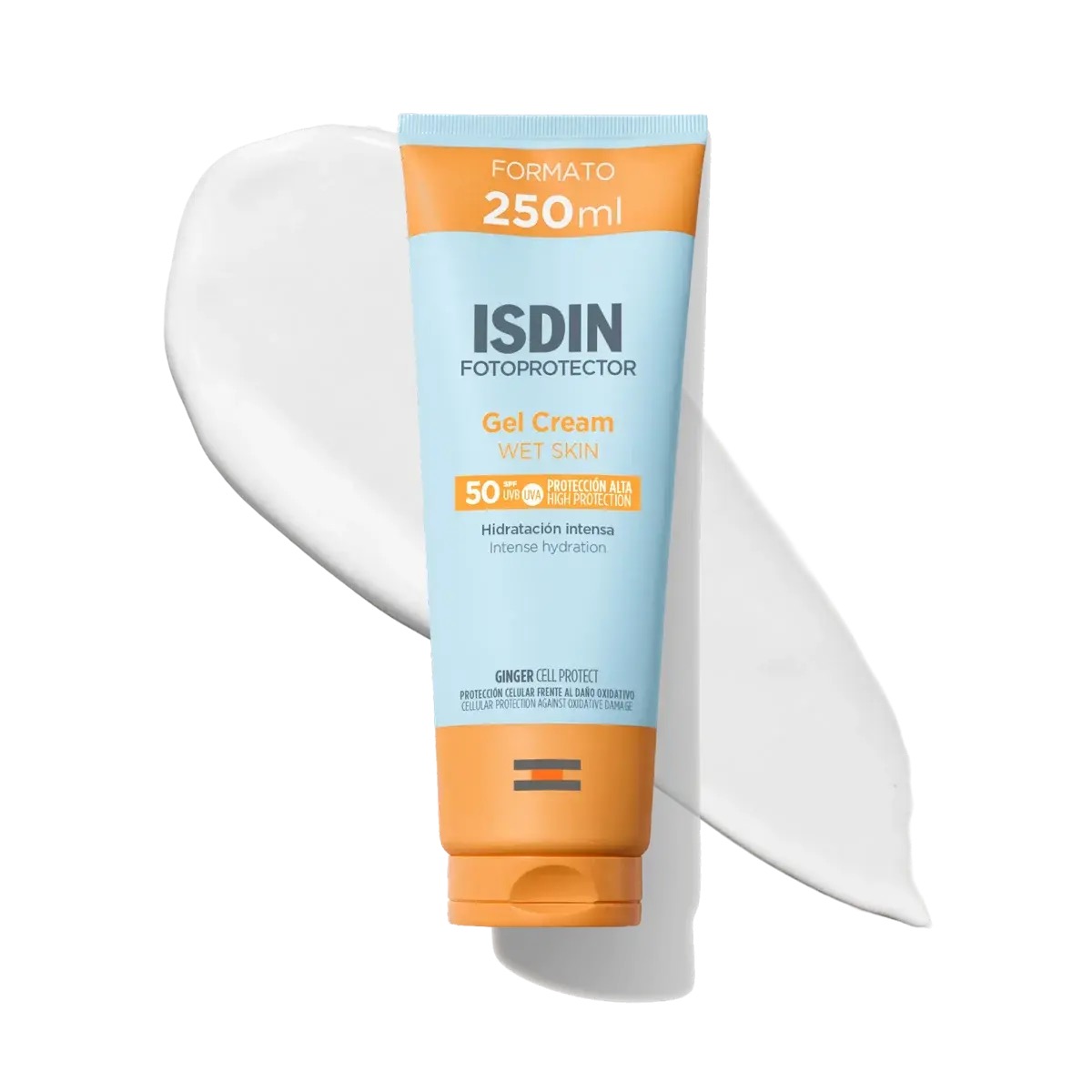 ISDIN Fotoprotector Gel Cream Wet Skin SPF 50 250 ml – Protector Solar Corporal Hidratante sobre Piel Mojada