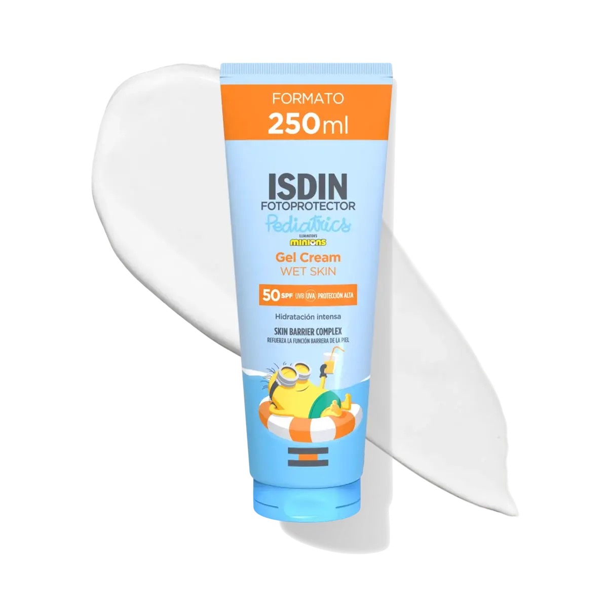 ISDIN Fotoprotector Gel Cream Wet Skin Pediatrics SPF 50 250 ml – Protector Solar Corporal Infantil sobre Piel Mojada
