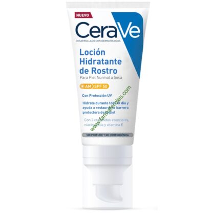 CeraVe Loción Hidratante de Rostro SPF25 52 ml
