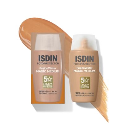 ISDIN Fotoprotector Fusion Water MAGIC Color Medium SPF 50 (50 ml)