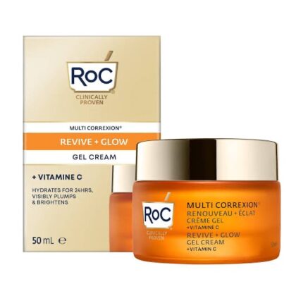 RoC Multi Correxion Revive + Glow Gel Cream Vitamina C 50 ml