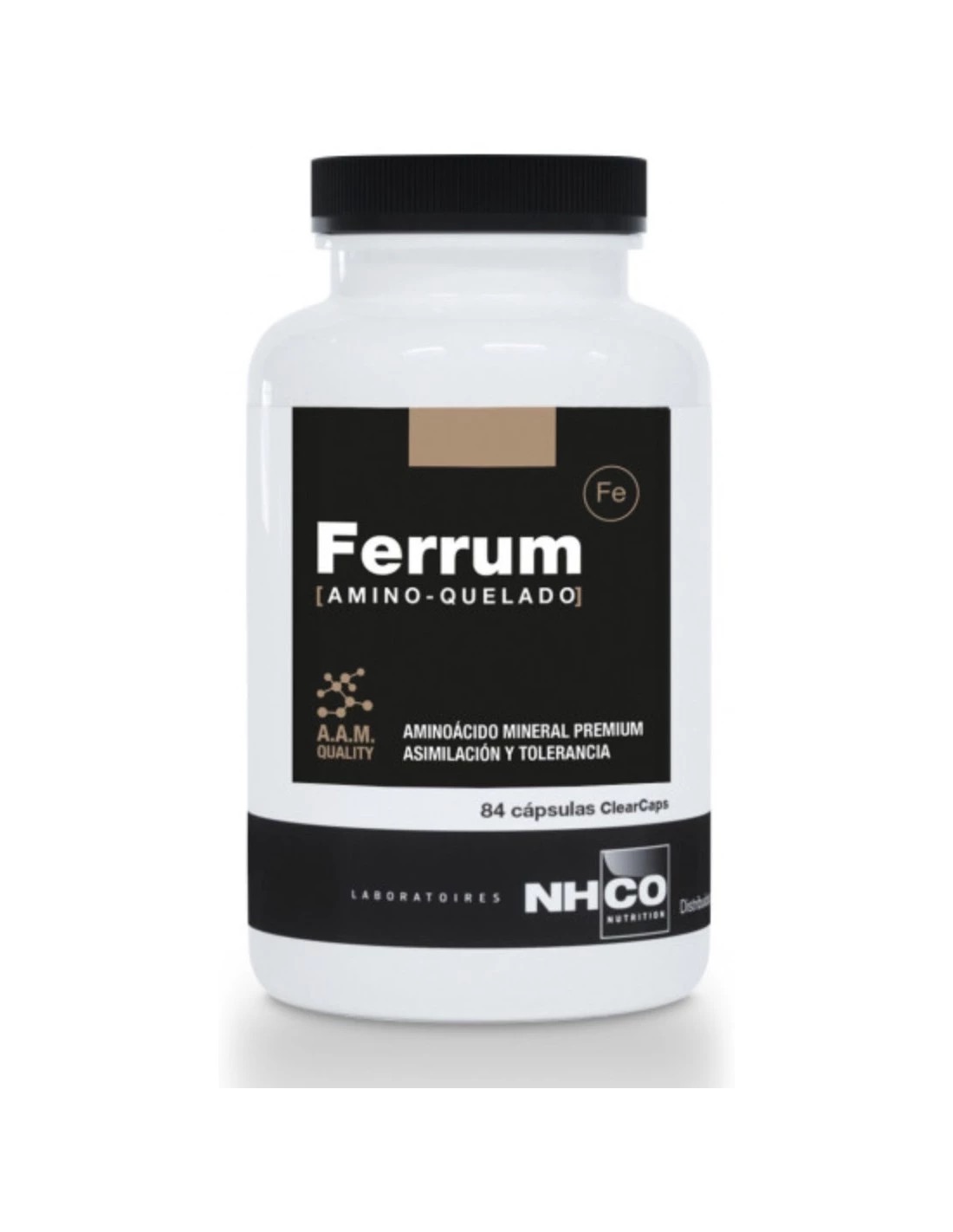 NHCO Ferrum Amino-Quelado 84 Cápsulas ClearCaps