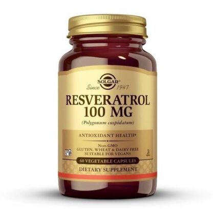 Solgar Resveratrol 100 mg 60 Cápsulas Vegetales