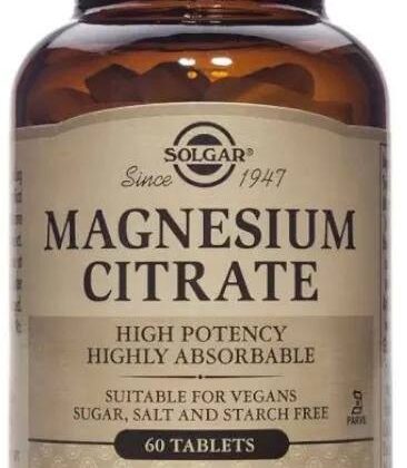 Magnesium Citrate High Potency 60 Tablets