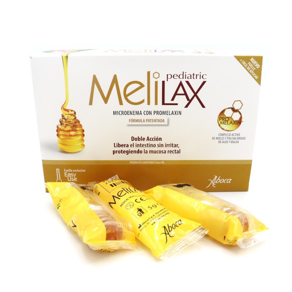Aboca Melilax Pediatric Microenemas para el Estreñimiento Infantil 6 Monodosis