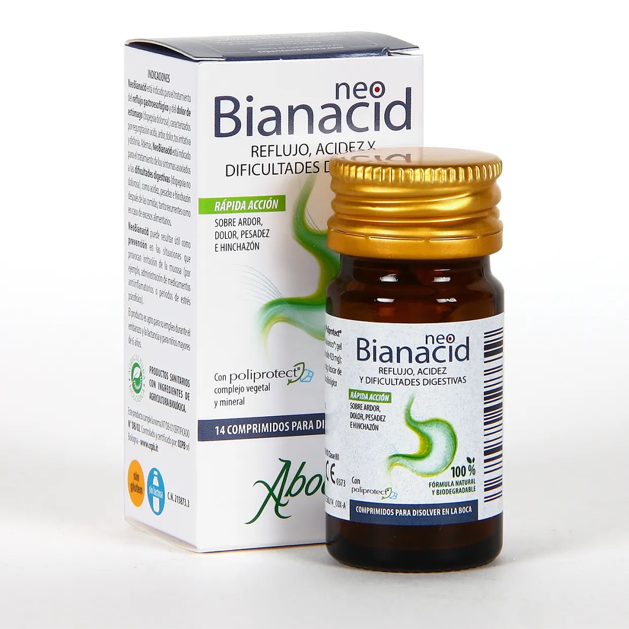Aboca Neo Bianacid Reflujo, Acidez y Dificultades Digestivas 45 Comprimidos