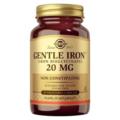 Solgar Gentle Iron 20 mg 90 Cápsulas Vegetales