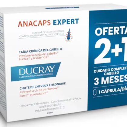 Ducray Anacaps Expert 3 Meses 3x30 Cápsulas - Tratamiento Anticaída Crónica