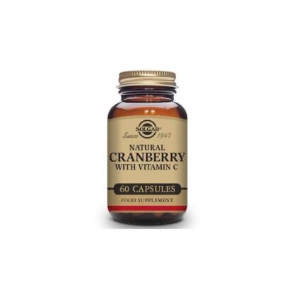 Solgar Natural Cranberry con Vitamina C 60 Cápsulas