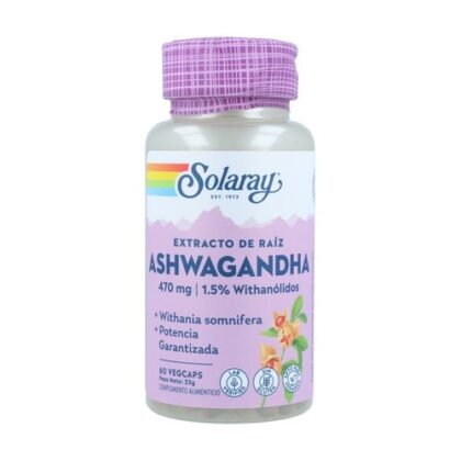 Solaray Ashwagandha 470 mg 1.5% Withanólidos 60 Vegcaps
