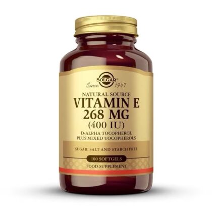 Solgar Natural Source Vitamin E 268 mg 400 IU 100 Perlas
