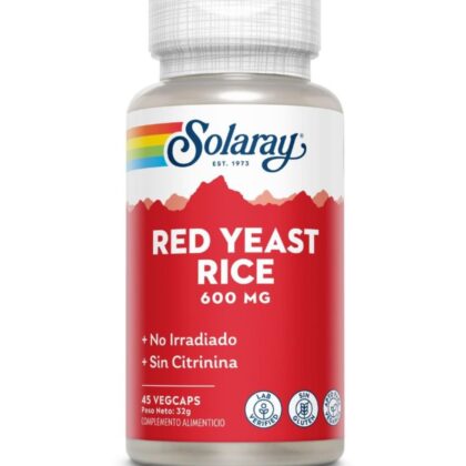Solaray Red Yeast Rice 600 mg 45 Vegcaps