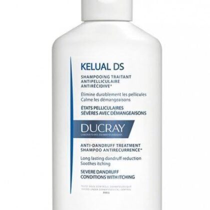Ducray Kelual DS Champú Tratante Anticaspa 100 ml - Tratamiento Anticaspa Severa con Picor