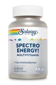 Solaray Spectro Energy! Multivitamin con Antioxidantes 60 Vegcaps