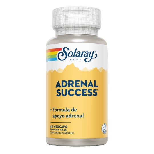 Solaray Adrenal Success Fórmula de Apoyo Adrenal 60 Vegcaps