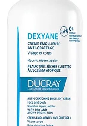 Ducray Dexyane Crema Emoliente Anti-Rascado 400 ml - Cuidado para Pieles Muy Secas y con Tendencia Atópica
