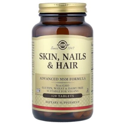 Solgar Skin, Nails & Hair Advanced MSM Formula 120 Comprimidos