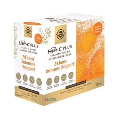Ester-C Plus Vitamin C 1000 mg Effervescent Drink 21 Powder Sachets