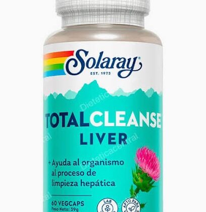 Solaray Total Cleanse Liver Ayuda al Organismo al Proceso de Limpieza Hepática 60 Vegcaps