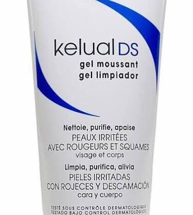 Ducray Kelual DS Gel Limpiador 200 ml - Higiene Purificante para Pieles Irritadas con Rojeces y Descamación