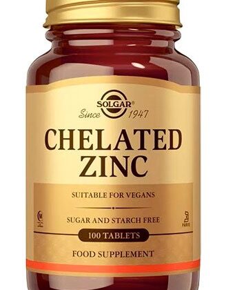 Solgar Chelated Zinc 100 Comprimidos