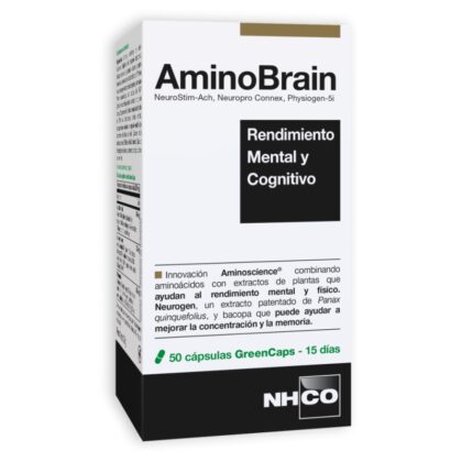 NHCO AminoBrain Rendimiento Mental y Cognitivo 50 cápsulas