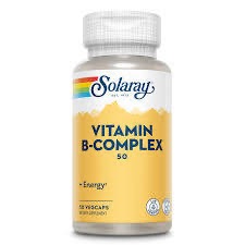 Solaray Vitamin B-Complex 50 Energy 50 Vegcaps