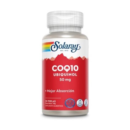 Solaray CoQ10 Ubiquinol 50 mg 30 Perlas